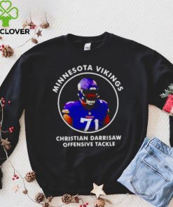 minnesota Vikings Christian Darrisaw offensive tackle shirt