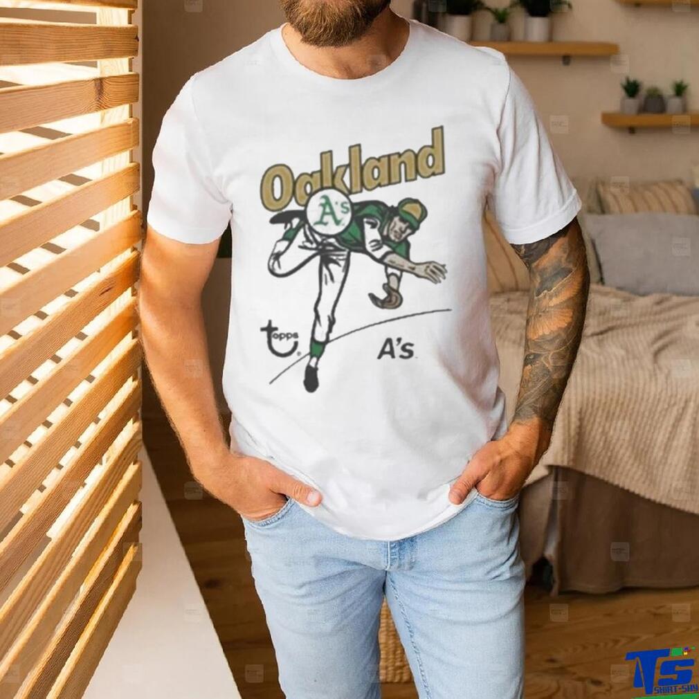 mlb x topps oakland athletics shirt T Shirt mlb x topps oakland athletics shirt T Shirt