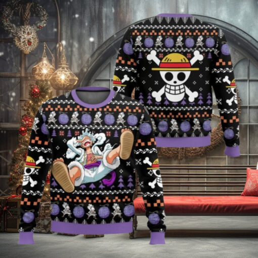 Luffy Gear 5 OP Ugly Christmas Sweater