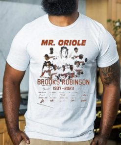 mr oriole brooks robinson 1937 2023 signatures Shirt - teejeep