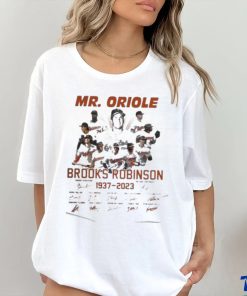 mr oriole brooks robinson 1937 2023 signatures Shirt