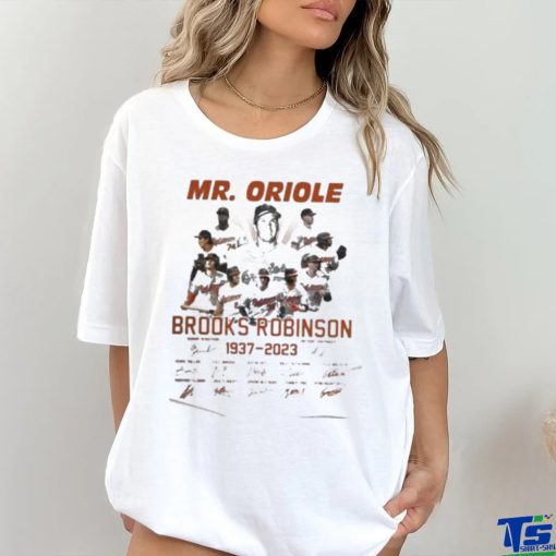 mr oriole brooks robinson 1937 2023 signatures Shirt