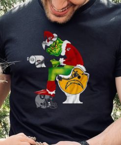 Kansas City Chiefs T shirts Grinch Sitting On San Diego Chargers Toilet And Step On Oakland Raiders Helmet2