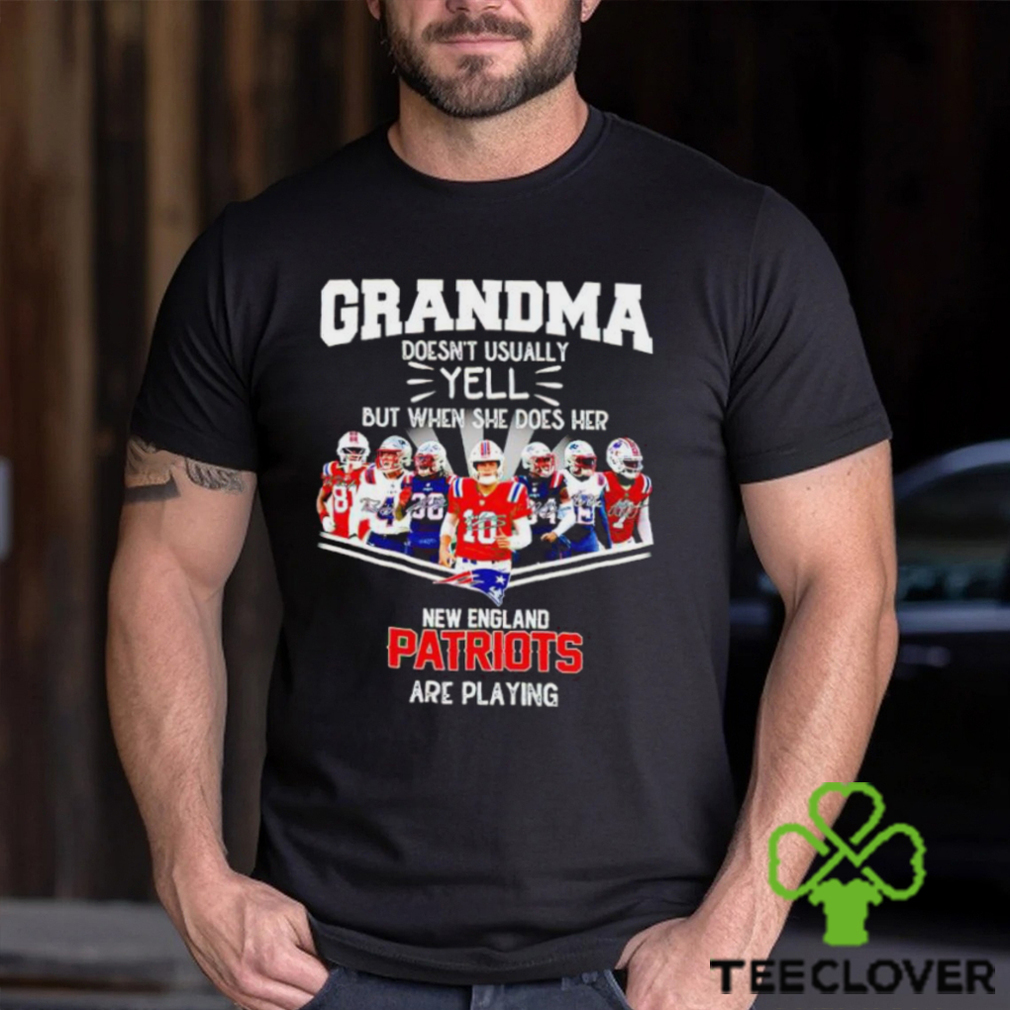 NFL Grandma Doesn’t Usually Yell But When She Does Her New England Patriots Are Playing Football Team signature shirt NFL Grandma Doesn’t Usually Yell But When She Does Her New England Patriots Are Playing Football Team signature shirt