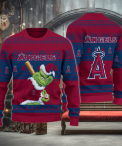Los Angeles Angels Grinch Christmas Ugly Sweater