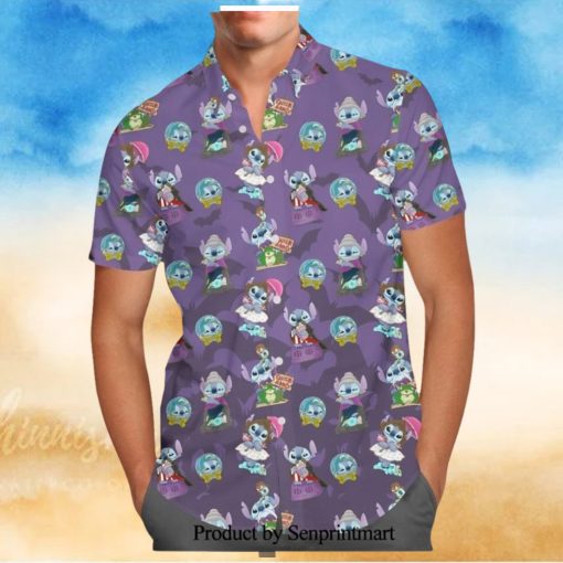 Mickey And Friends Hot Air Balloon Ride Disney Cartoon Graphics Inspired Full Printing Hawaiian Shirt