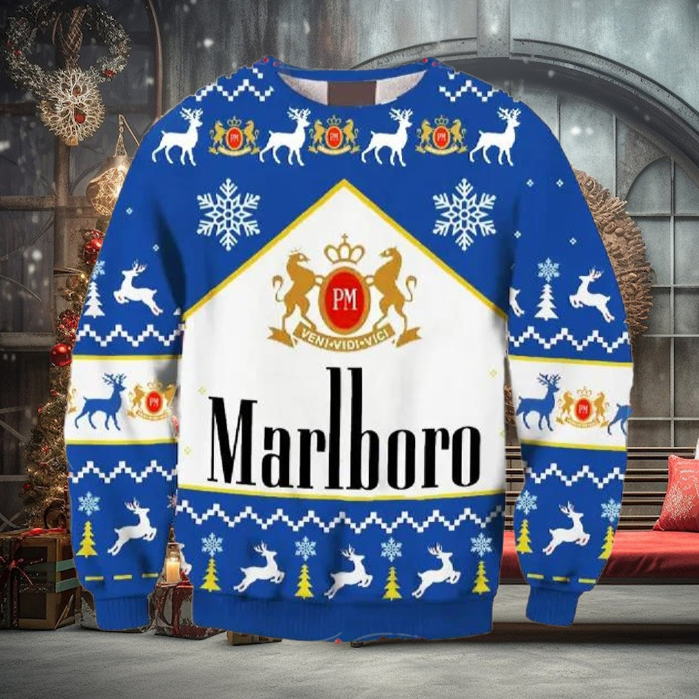 Marlboro Racing Ugly Christmas Sweater Marlboro Racing Ugly Christmas Sweater