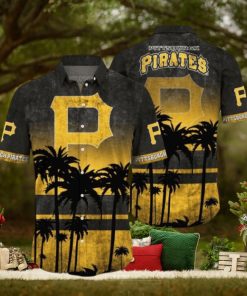 Pittsburgh Pirates MLB Logo Coconut Tropical Hawaiian Shirt Beach Gift For Fans