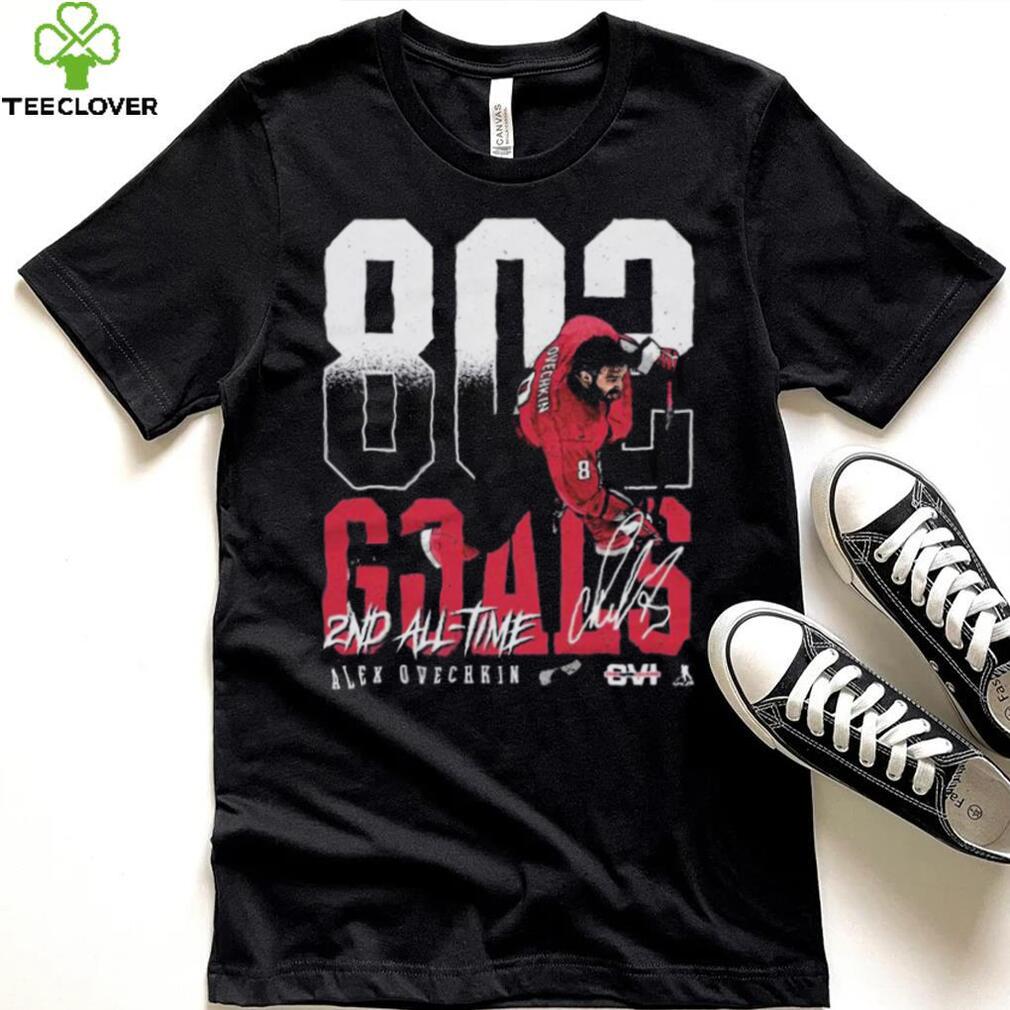 Alex Ovechkin Washington Capitals 2nd All Time Goals Shirt Alex Ovechkin Washington Capitals 2nd All Time Goals Shirt