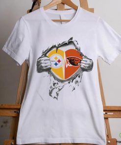 Blood Inside Me Pittsburgh Steelers And Oregon State Beavers 2023 T shirt