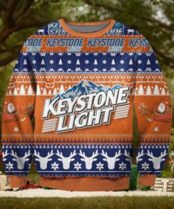 Keystone Light Beer Ugly Christmas Sweater