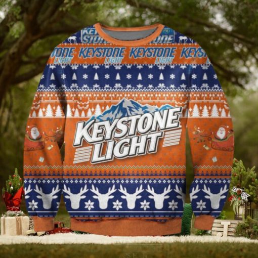 Keystone Light Beer Ugly Christmas Sweater
