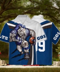 Personalized Unisex Hawaiian Shirt Indianapolis Colts Football Team 3D Apparel For Men Women