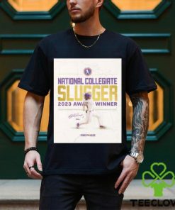 national collegiate slugger 2023 award winner the most outstanding offensive baseball division one team in the country the power lsu house shirt