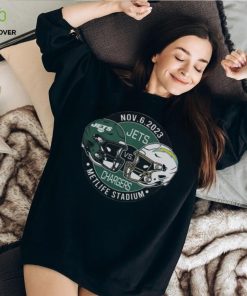 new York Jets Vs Los Angeles Chargers November 6 2023 Metlife Stadium Shirt