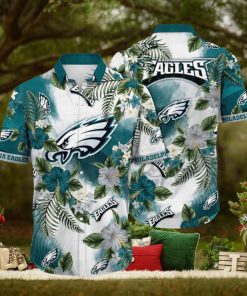 nfl philadelphia eagles hawaii shirt flower trendy floral tops lm3ki