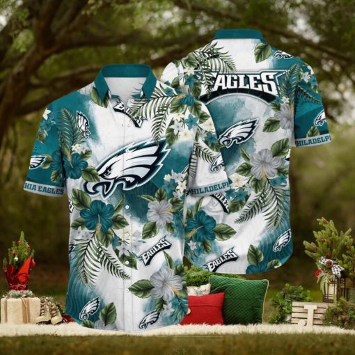 nfl philadelphia eagles hawaii hoodie, sweater, longsleeve, shirt v-neck, t-shirt flower trendy floral tops lm3ki