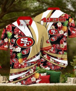 nfl san francisco 49ers hawaii shirt flower classic hawaiian prints qg6sq