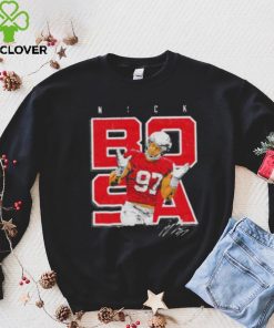 nick Bosa San Francisco 49ers shrugs hoodie, sweater, longsleeve, shirt v-neck, t-shirt