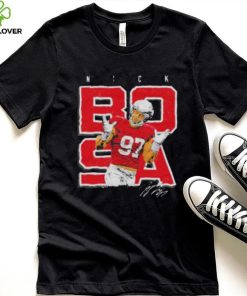 Nick Bosa San Francisco 49ers Shrugs Signature shirt, hoodie