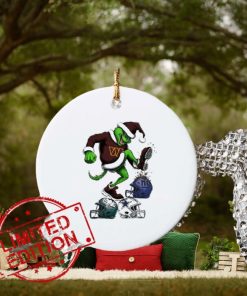 The Grinch Washington Commanders Stomp On NFL Teams Christmas Ornament