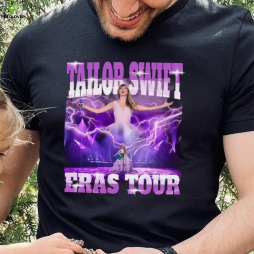 Noir Unisexe Taylor Swift Style Rétro 9   Concert ERAS Tour T shirt
