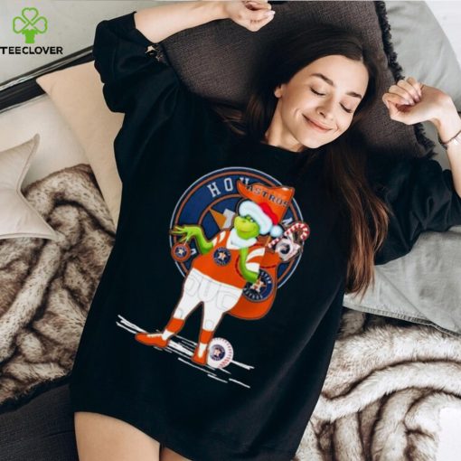 Santa Grinch Houston Astros Gift Christmas Shirt