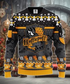 Harry Potter Hufflepuff Ugly Christmas Sweater Amazing Gift Men And Women Christmas Gift