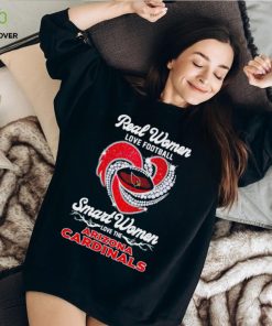 Real women love football smart women love the Arizona Cardinals football heart logo shirt 1 Real women love football smart women love the Arizona Cardinals football heart logo shirt