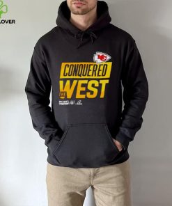 kansas City Chiefs conquered the West 2022 AFC West division champions hoodie, sweater, longsleeve, shirt v-neck, t-shirt