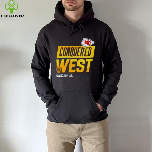 kansas City Chiefs conquered the West 2022 AFC West division champions hoodie, sweater, longsleeve, shirt v-neck, t-shirt