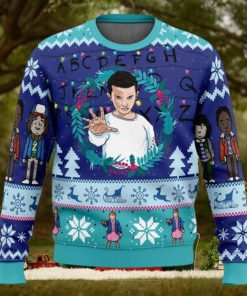Eleven Stranger Things Ugly Christmas Sweater