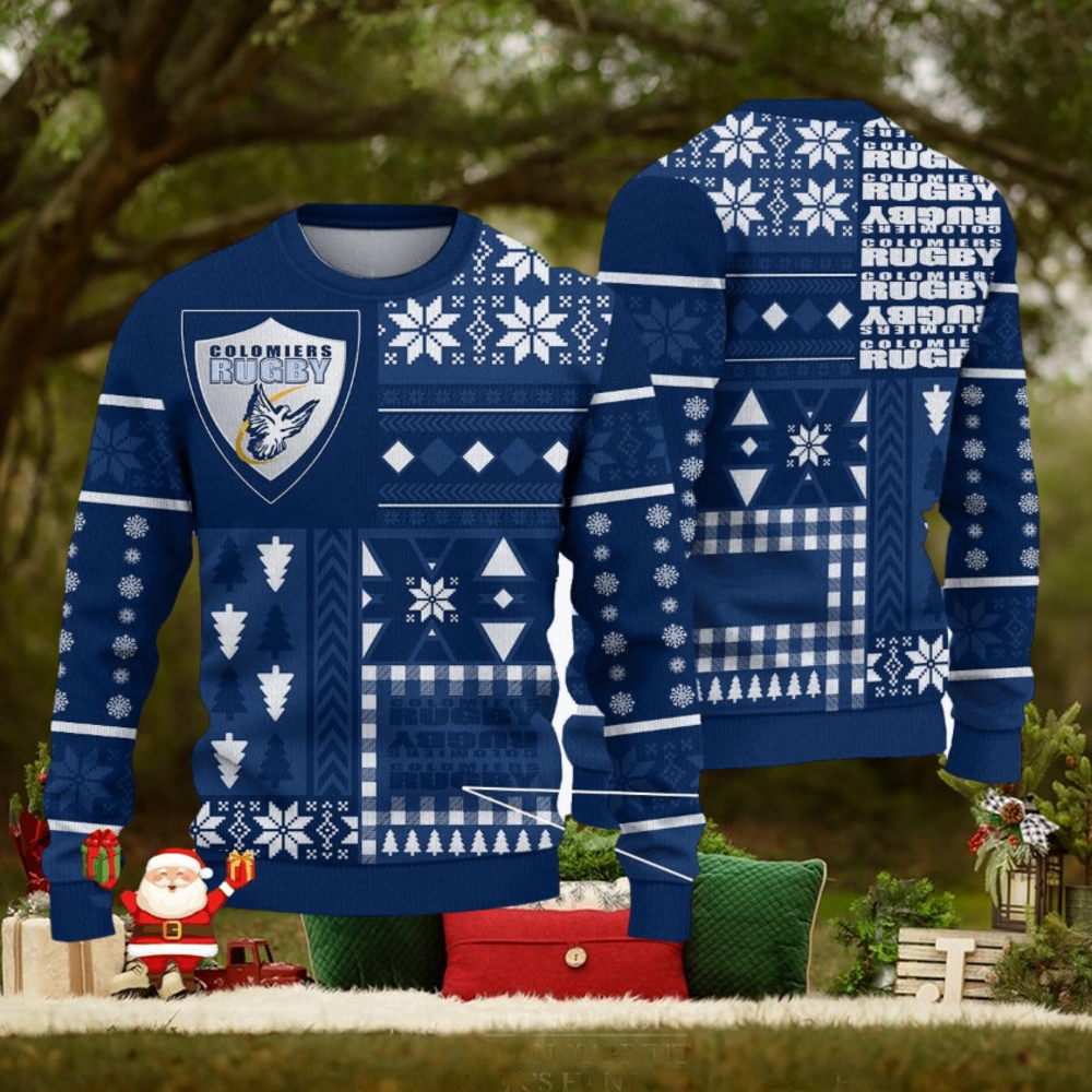 Colomiers rugby Vintage Top 14 Pro D2 Ugly Sweaters Gift For Fans Christmas Sweatshirt Colomiers rugby Vintage Top 14 Pro D2 Ugly Sweaters Gift For Fans Christmas Sweatshirt