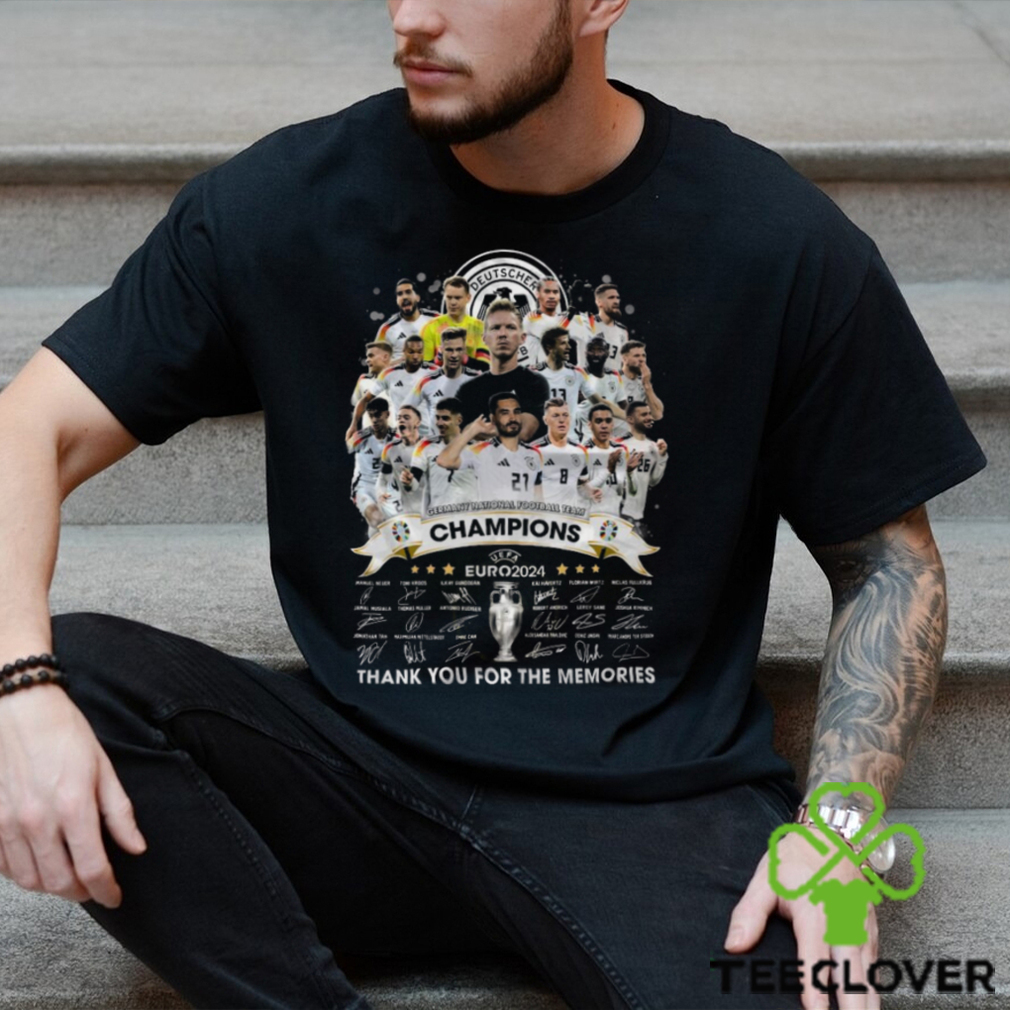 Germany National Football Team Champions UEFA Euro 2024 Thank You For The Memories T Shirt Germany National Football Team Champions UEFA Euro 2024 Thank You For The Memories T Shirt