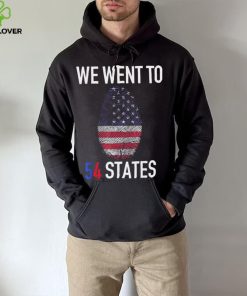 We Went To 54 States, Fingerprint President Biden T Shirt