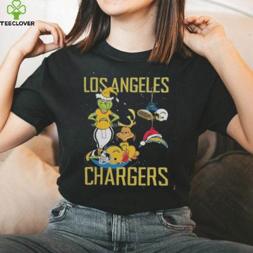 The Grinch And Dog Los Angeles Chargers Christmas 2023 Shirt