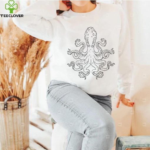 octopus creature art hoodie, sweater, longsleeve, shirt v-neck, t-shirt hoodie, sweater, longsleeve, shirt v-neck, t-shirt trang