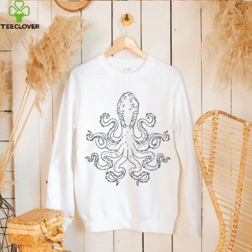 octopus creature art hoodie, sweater, longsleeve, shirt v-neck, t-shirt hoodie, sweater, longsleeve, shirt v-neck, t-shirt trang