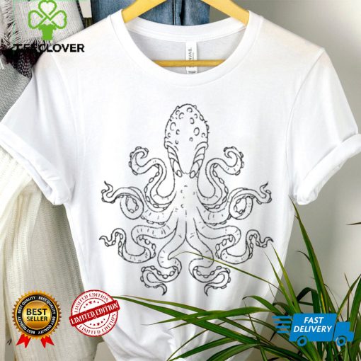 octopus creature art hoodie, sweater, longsleeve, shirt v-neck, t-shirt hoodie, sweater, longsleeve, shirt v-neck, t-shirt trang