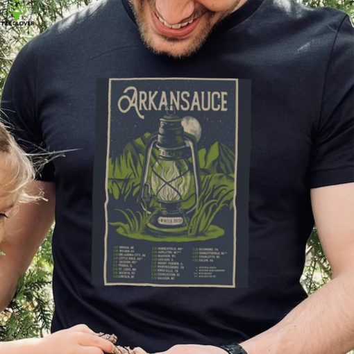 Official Arkansauce Winter Tour 2023 Black T-Shirt