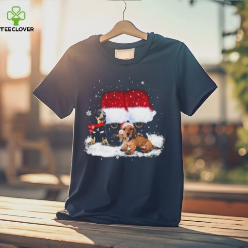 official dachshunds and santa claus christmas snow t hoodie, sweater, longsleeve, shirt v-neck, t-shirt Every hoodie, sweater, longsleeve, shirt v-neck, t-shirt den dai dien