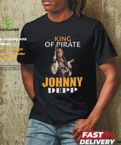 Johnny depp king of pirates of the caribbean shirt