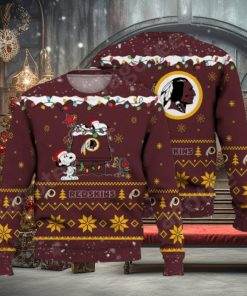 Washington Commanders RedSkins Snoopy Ugly Christmas Sweaters