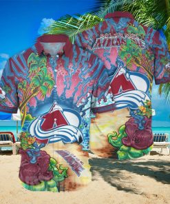 olorado Avalanche NHL Floral 3D All Over Printed Hawaiian Shirt