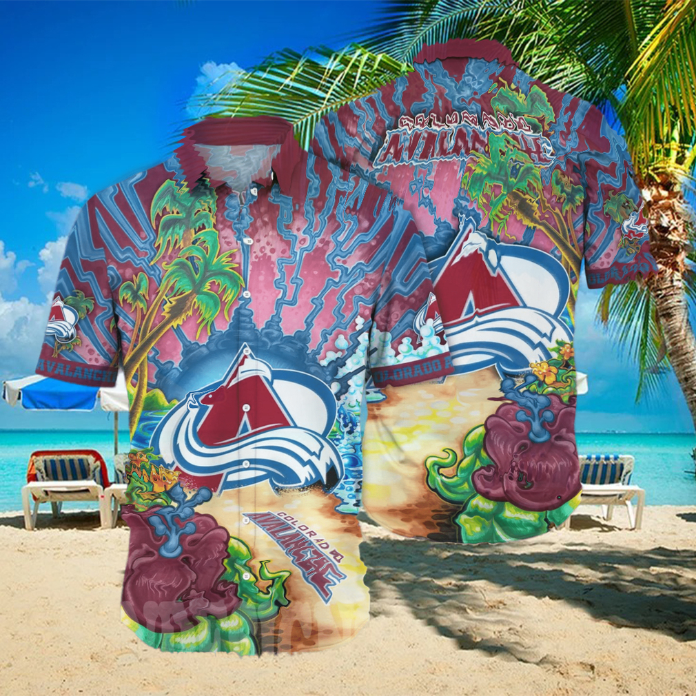 olorado Avalanche NHL Floral 3D All Over Printed Hawaiian Shirt olorado Avalanche NHL Floral 3D All Over Printed Hawaiian Shirt