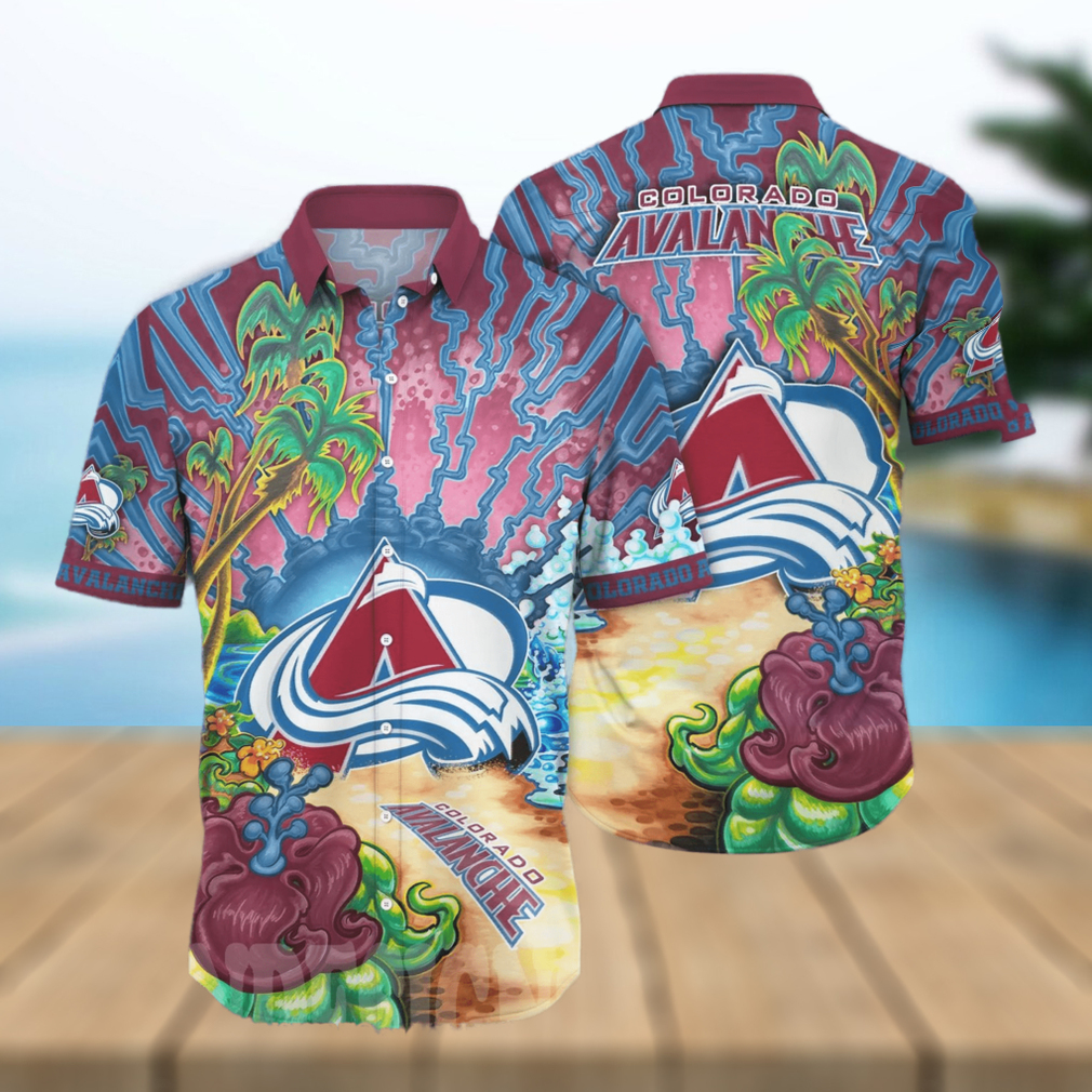 olorado Avalanche NHL Floral 3D All Over Printed Hawaiian Shirt olorado Avalanche NHL Floral 3D All Over Printed Hawaiian Shirt