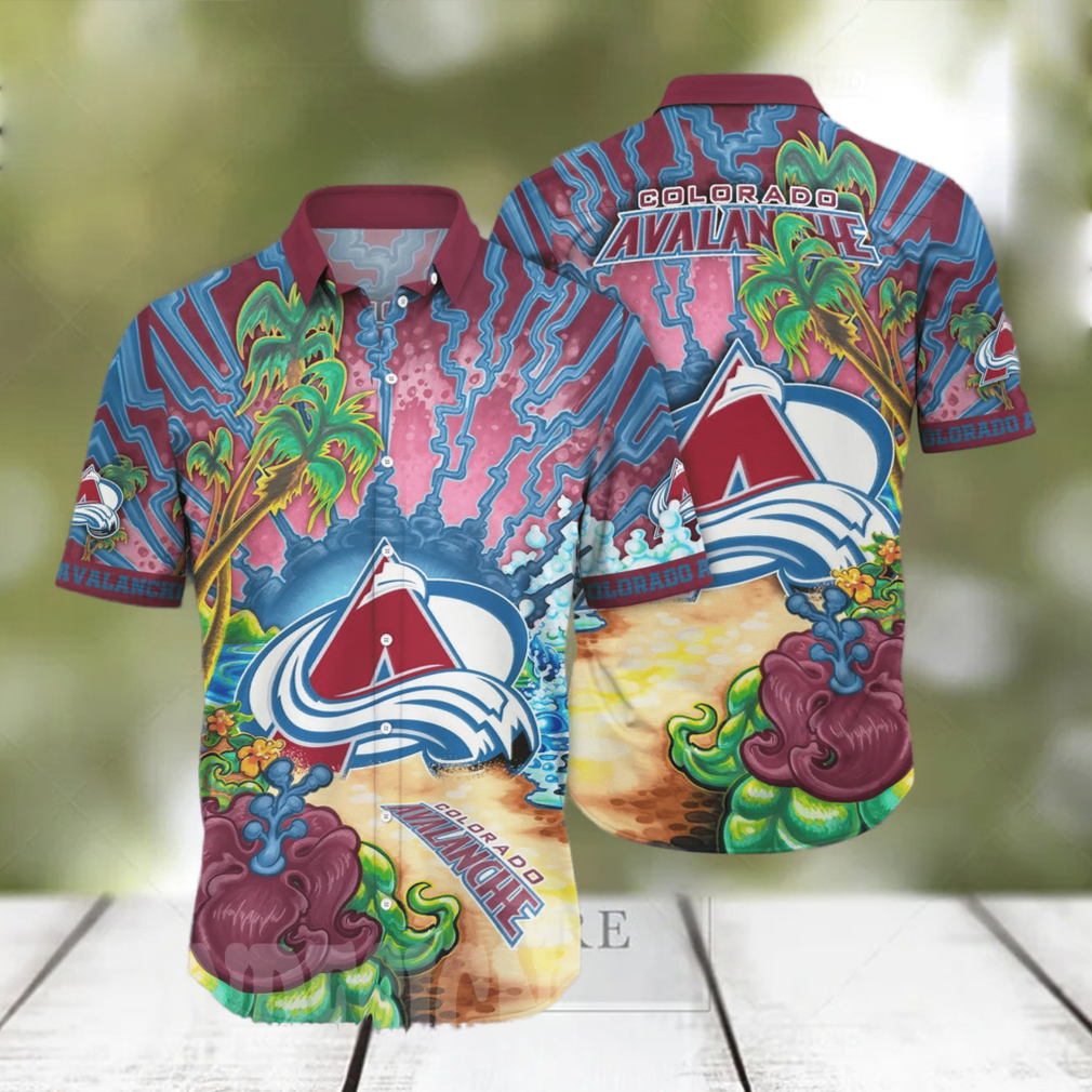 olorado Avalanche NHL Floral 3D All Over Printed Hawaiian Shirt olorado Avalanche NHL Floral 3D All Over Printed Hawaiian Shirt