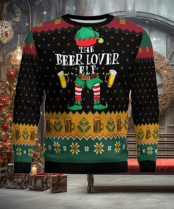 The Beer Lover Elf Ugly Christmas Sweater