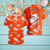 Denver Broncos Palm Tree Pattern Hawaiian Shirt Beach Summer Gift