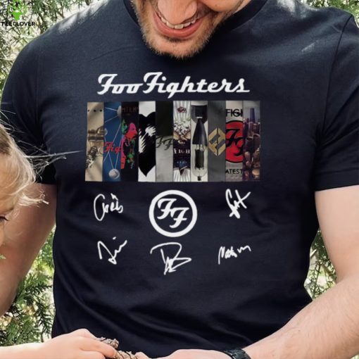 Foo Fighters Logo Signatures T Shirt